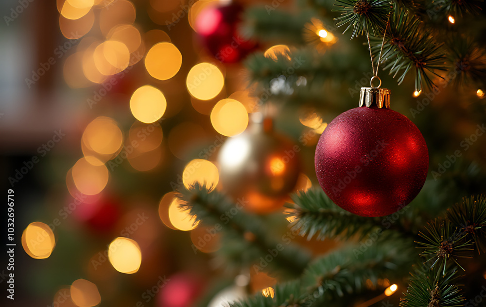 beautiful christmas decorations selective focus create visually stunning beautiful christmas decorations selective focus create visually stunning