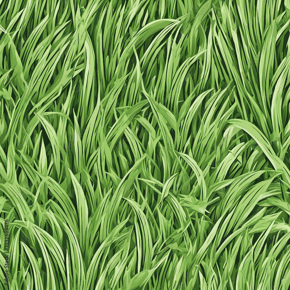 green grass illustration background