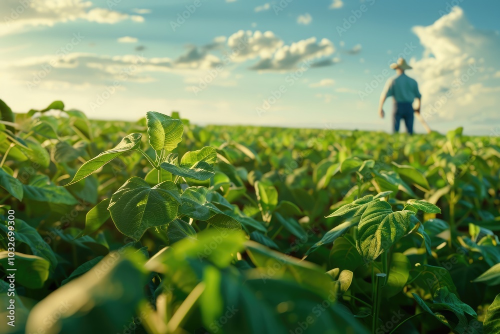 Fototapeta premium agronomist woman farmer