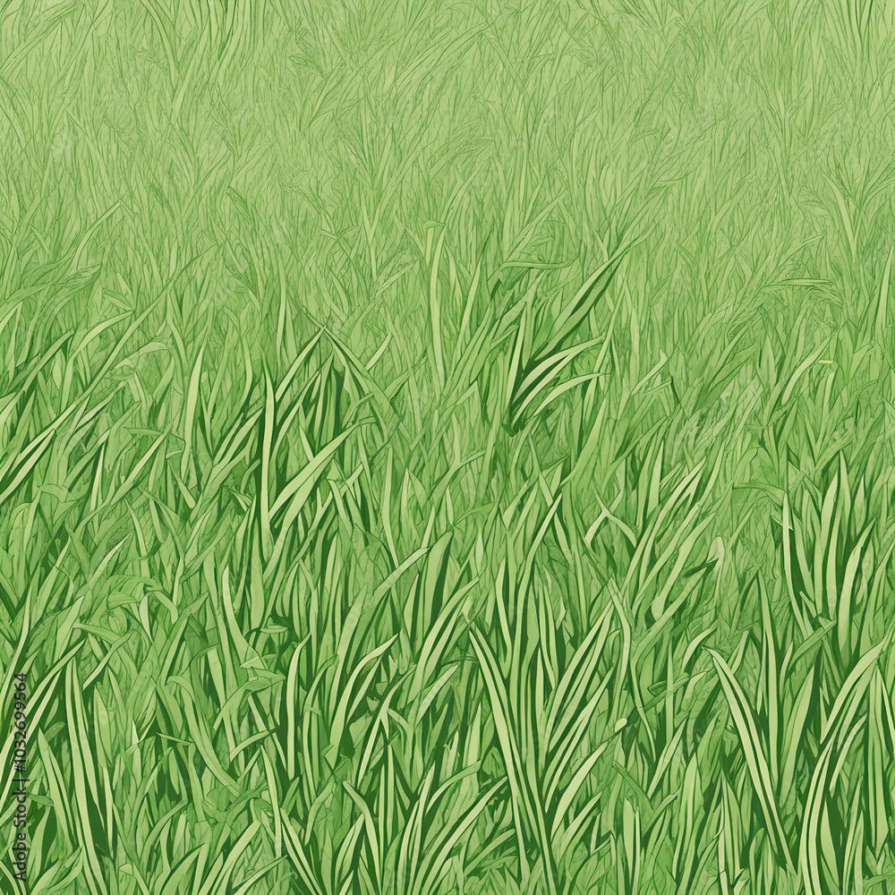 Obraz premium green grass illustration background