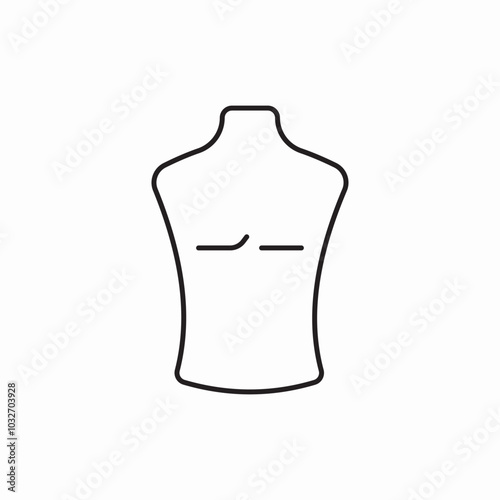 man mannequin icon sign vector