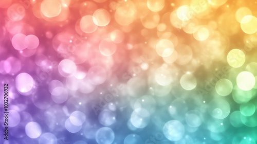 Colorful Bokeh Background with Soft Light Effects