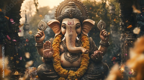 Indian festival honoring Lord Ganesha.