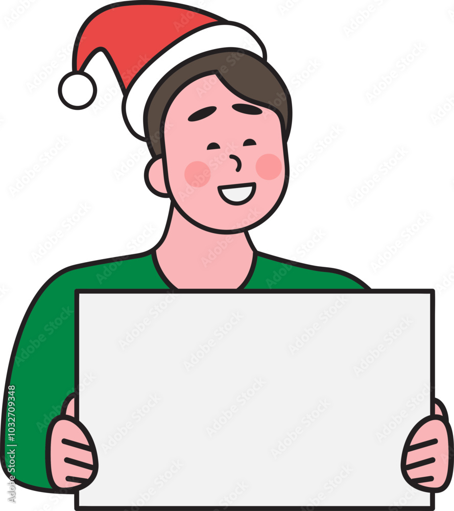 People in Christmas atmosphere and elements People in Christmas atmosphere and elements