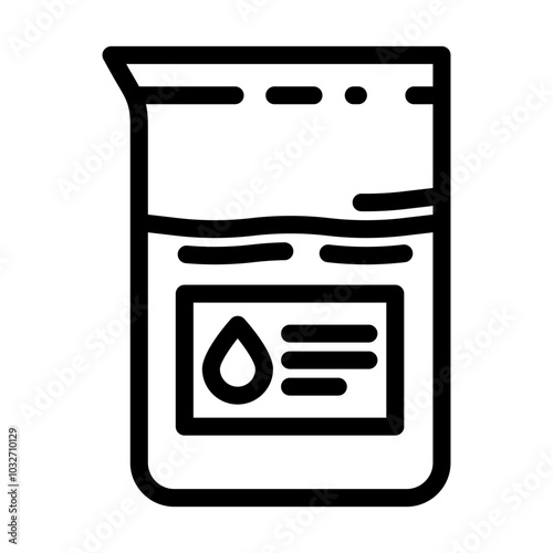crude oil industry line icon vector. crude oil industry sign. isolated contour symbol black illustration