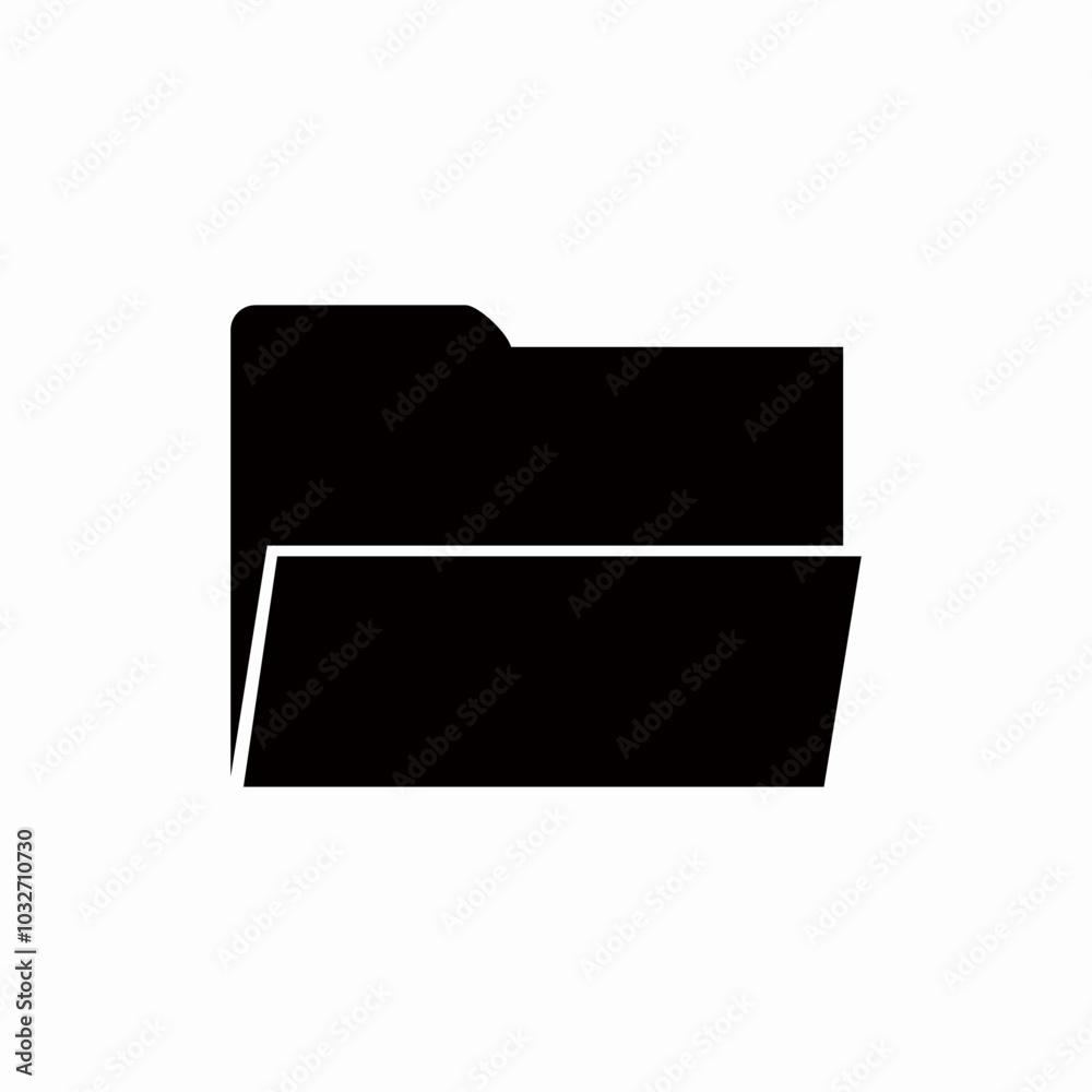 folder open data storage icon sign vector folder open data storage icon sign vector