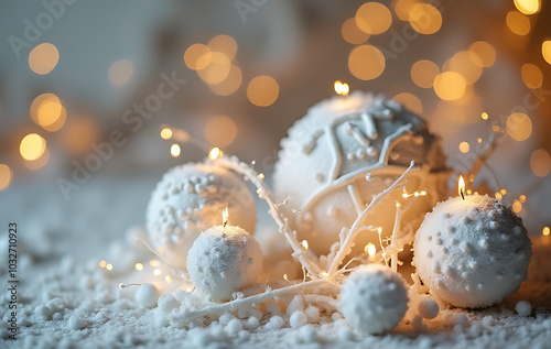 white christmas decorations popular choice winter holidays around world today every #1032710923