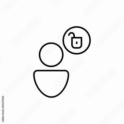 user login icon sign vector