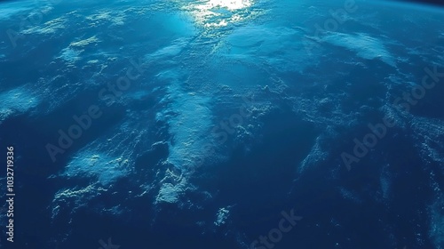 Wallpaper Mural View from orbit on ocean Torontodigital.ca