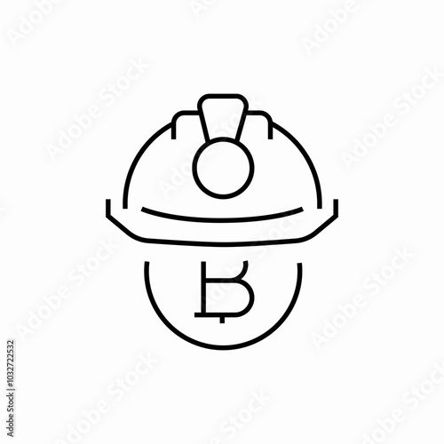 bitcoin safety icon sign vector