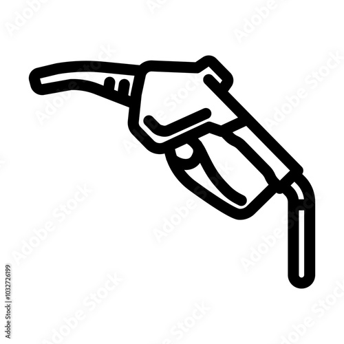 diesel oil industry line icon vector. diesel oil industry sign. isolated contour symbol black illustration