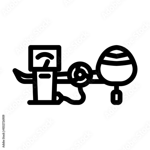 jet fuel oil industry line icon vector. jet fuel oil industry sign. isolated contour symbol black illustration