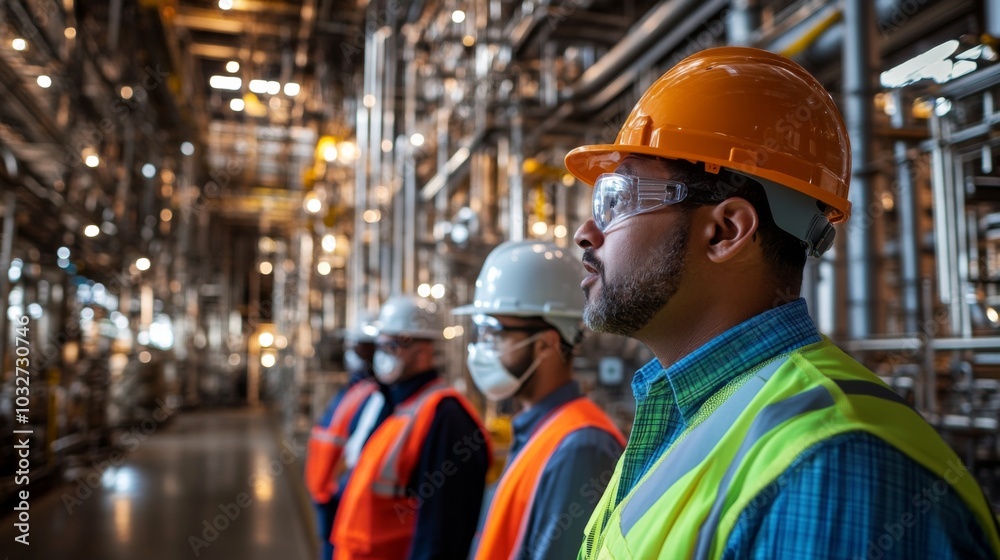 Industrial Workers in Factory Industrial Workers in Factory
