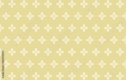 Easter floral seamless vector pattern simple hand drawn cartoon style. Pastel colors colorful background. Ideal for printing textiles, clothes, packaging, wrapping paper, wallpaper
