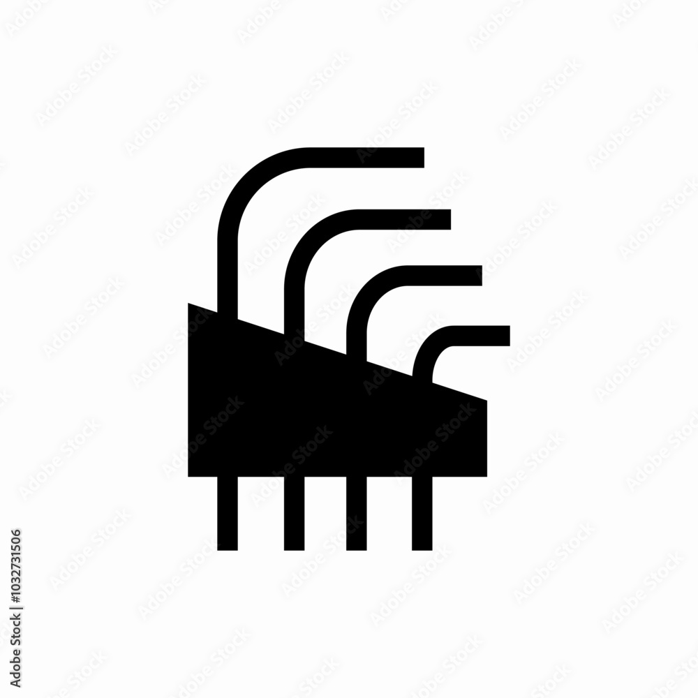 hex key icon sign vector