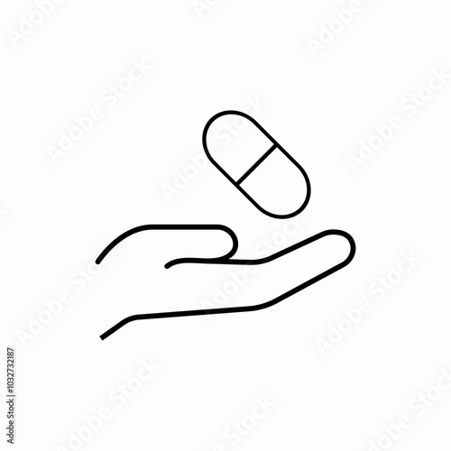 taking medicine icon sign vector