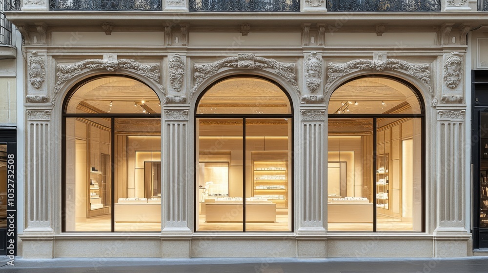 Obraz premium Luxury Boutique Facade