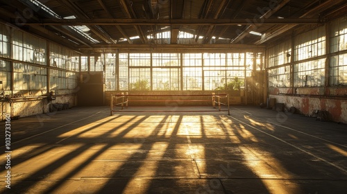 Abandoned Warehouse Boxing Ring