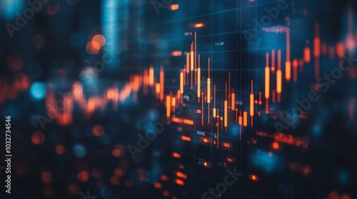 Abstract Financial Data Visualization