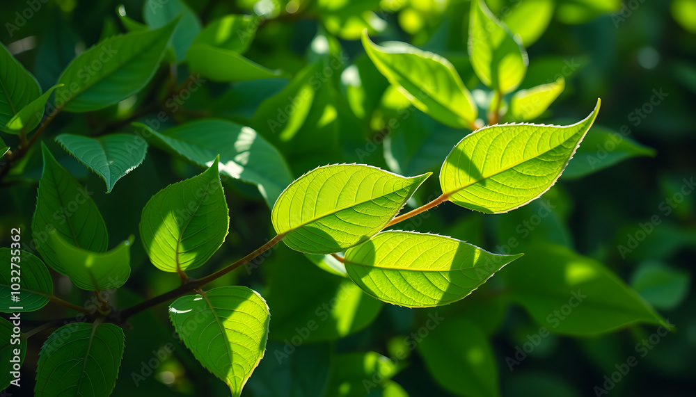 magic green leaves isolated with white highlights, png magic green leaves isolated with white highlights, png
