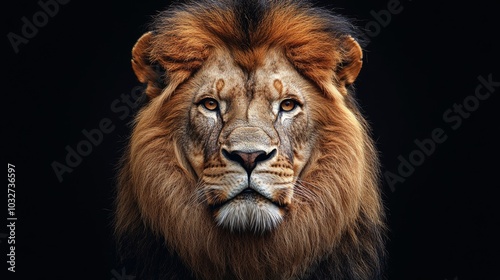 Majestic Lion Portrait