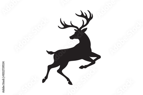 Wallpaper Mural Elk Silhouette Vector Design – Wildlife Graphic for Merchandise, Print Files, and Creative Branding Torontodigital.ca