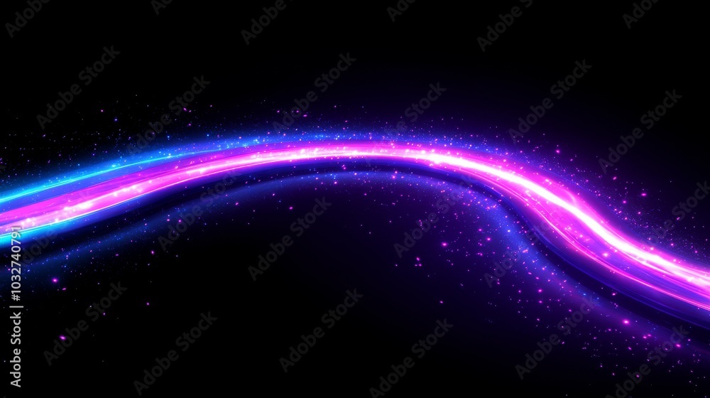 Vibrant Neon Light Path Vibrant Neon Light Path