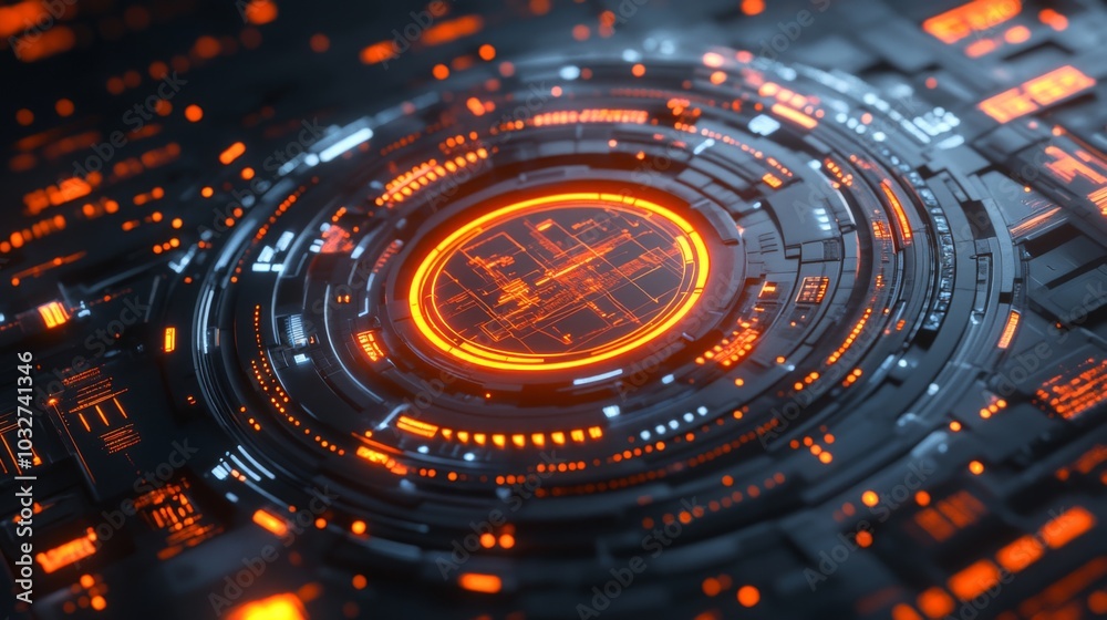 Futuristic Digital Interface Futuristic Digital Interface