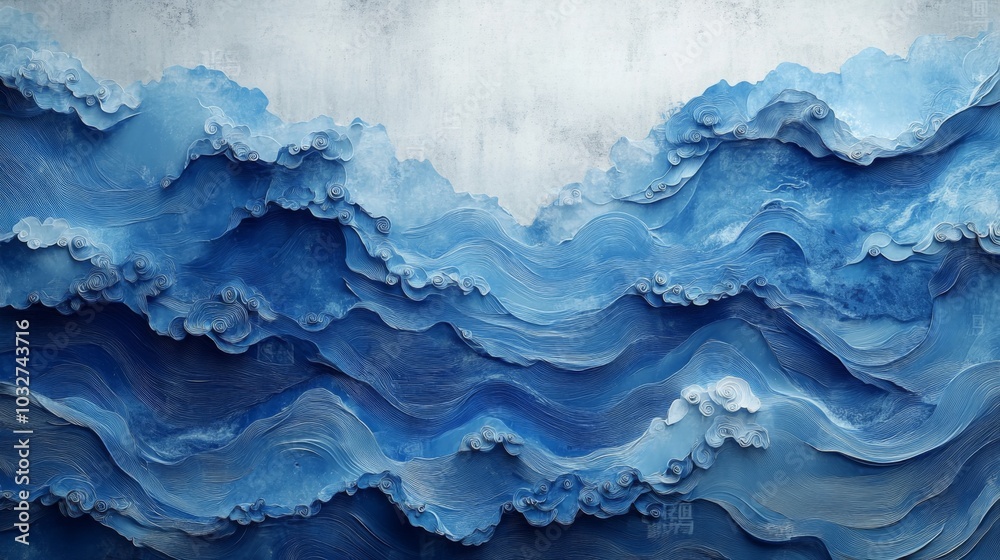 Abstract Ocean Layers Abstract Ocean Layers