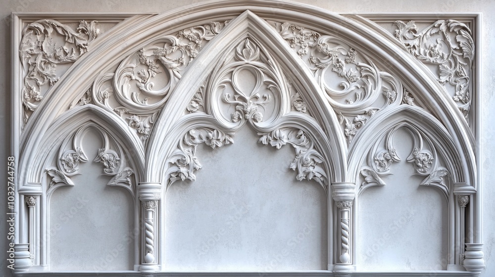 Obraz premium Gothic Architectural Decoration