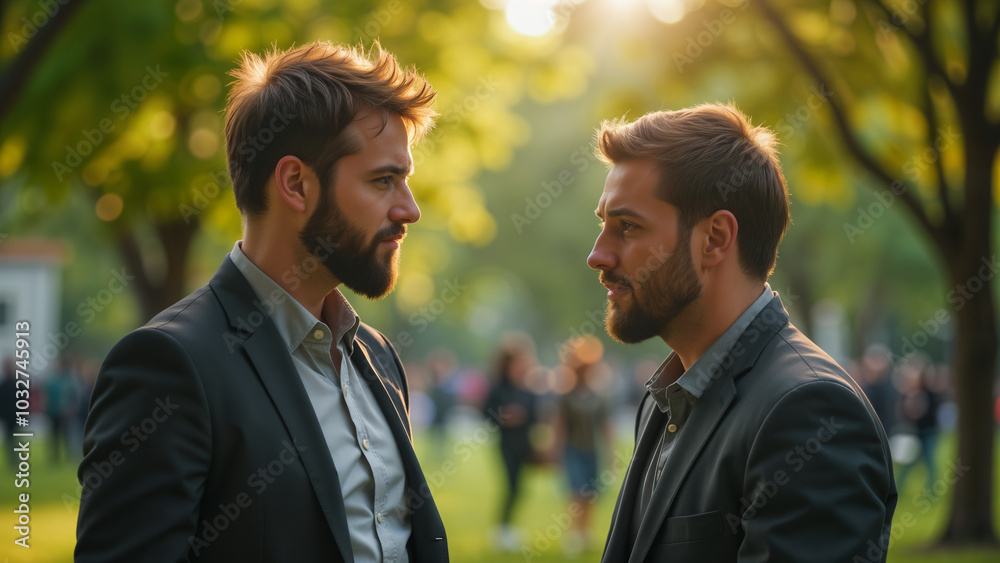Bonds of Friendship: Meaningful Conversations in a Vibrant Park Setting Bonds of Friendship: Meaningful Conversations in a Vibrant Park Setting