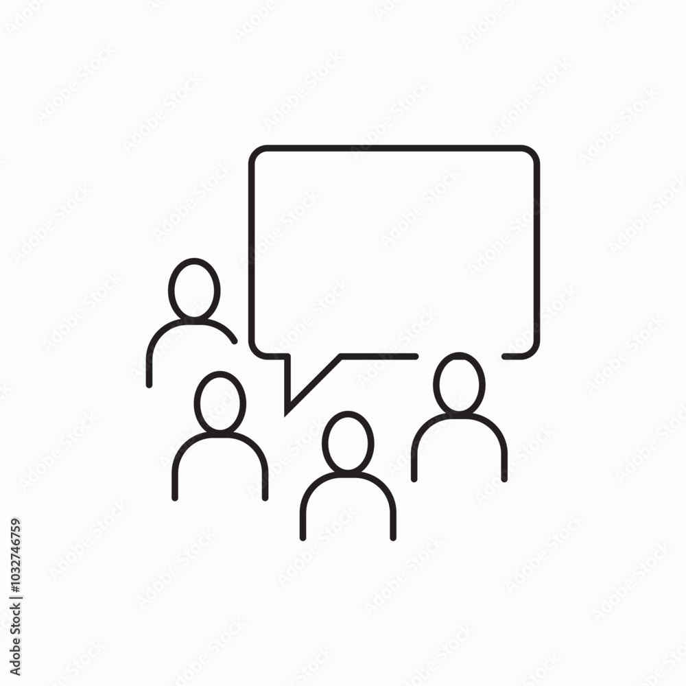 people conversation icon sign vector people conversation icon sign vector