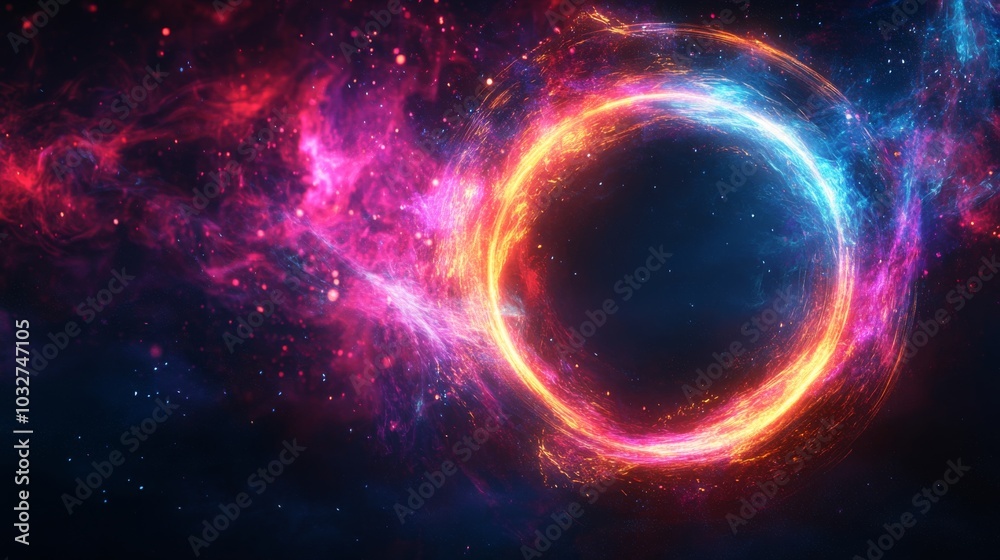 Obraz premium Cosmic Energy Ring