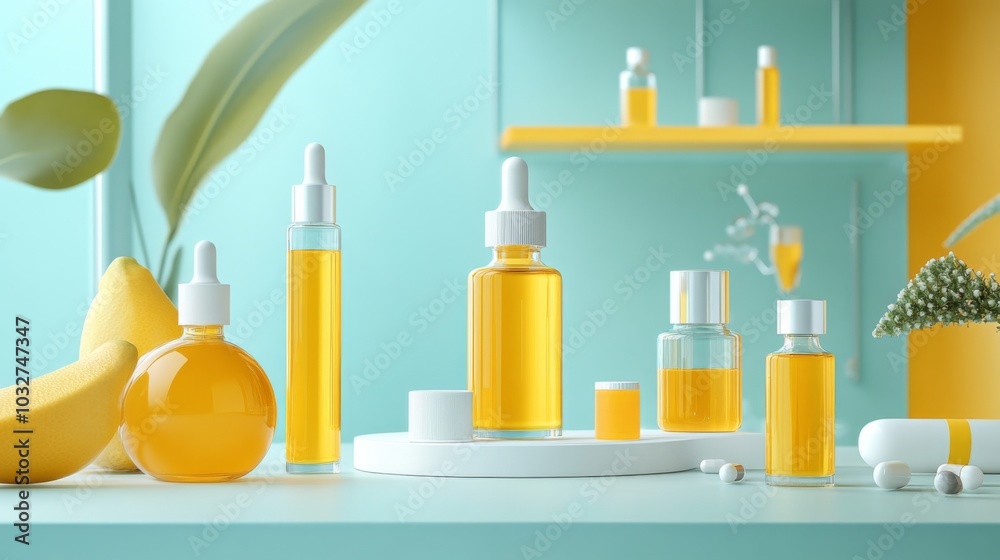 Skincare Products Display Skincare Products Display
