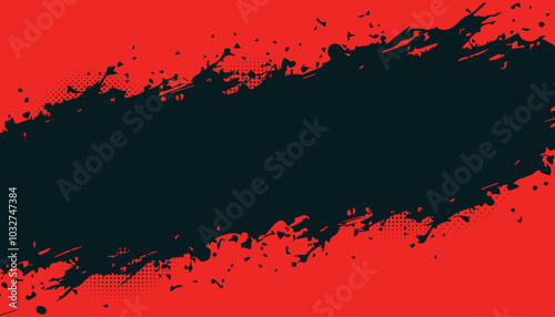 Abstract red distressed grunge background