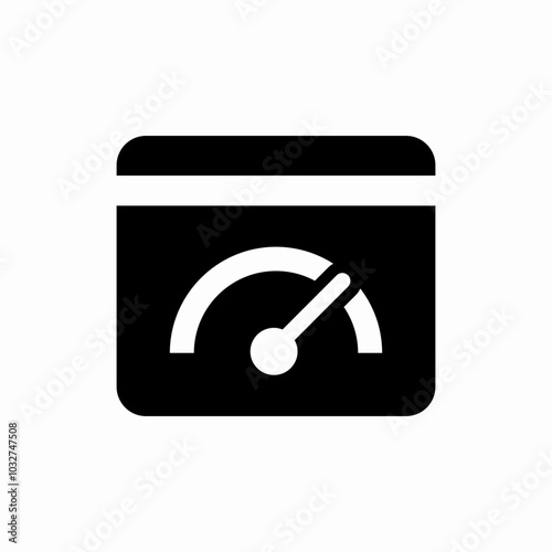 website speed icon sign vector