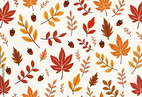 red autumn leaves pattern, autumn leaves printable design