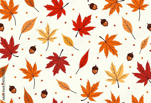 red autumn leaves pattern, autumn leaves printable design