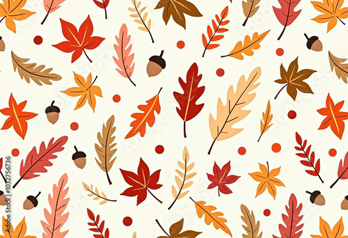 red autumn leaves pattern, autumn leaves printable design
