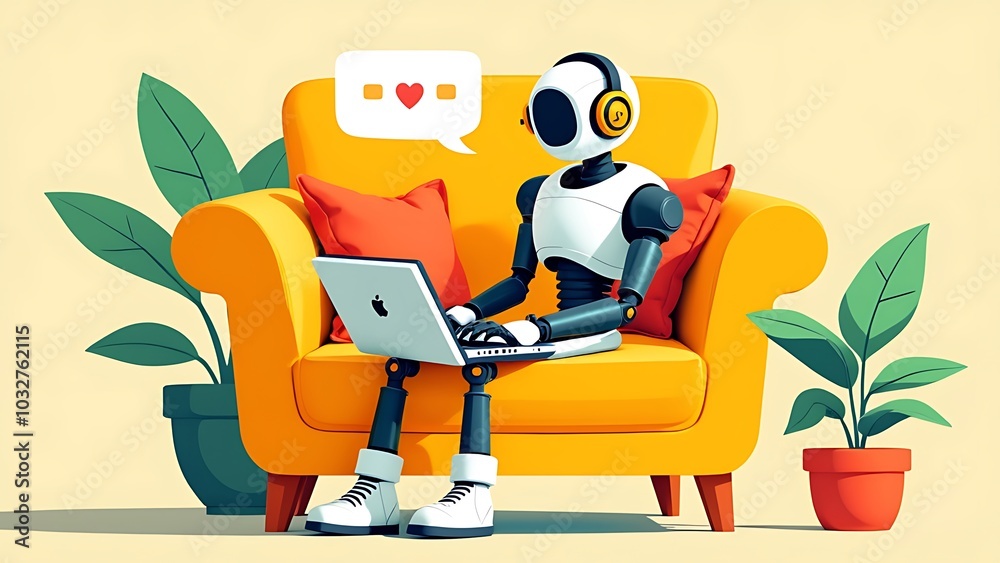 Ai Chatbots working and chatting in computer, Generative Ai Ai Chatbots working and chatting in computer, Generative Ai
