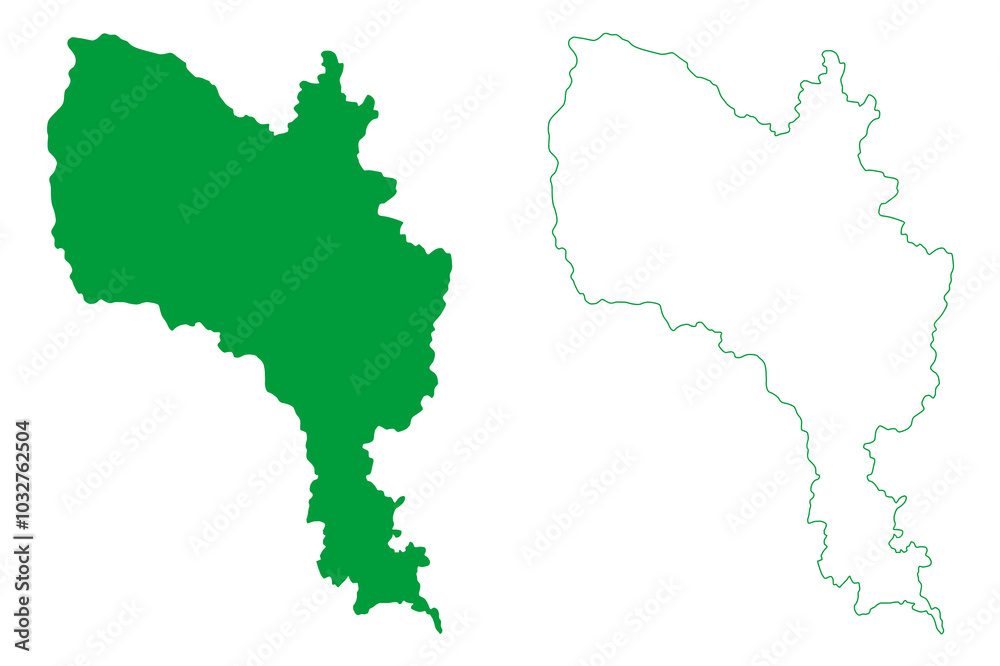 Ibitirama municipality (Espírito Santo state, Municipalities of Brazil, Federative Republic of Brazil) map vector illustration, scribble sketch Ibitirama map Ibitirama municipality (Espírito Santo state, Municipalities of Brazil, Federative Republic of Brazil) map vector illustration, scribble sketch Ibitirama map