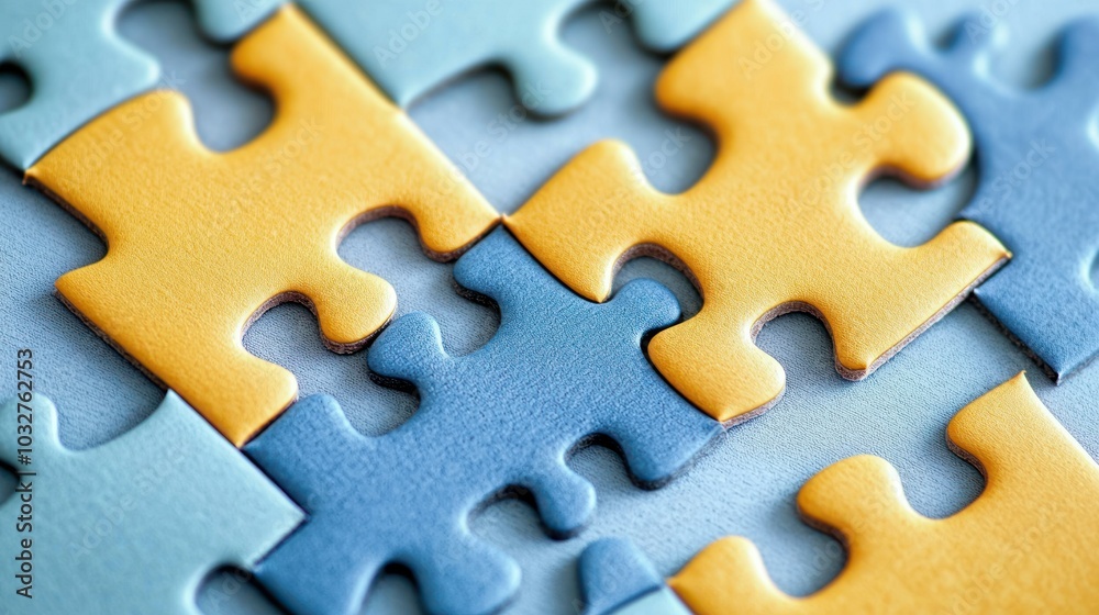 puzzle pieces fitting together perfectly, symbolizing compatibility in relationships, teamwork, or technology puzzle pieces fitting together perfectly, symbolizing compatibility in relationships, teamwork, or technology