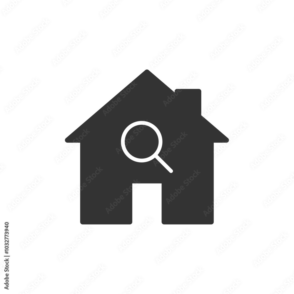 Home icon. Search symbol modern, simple, vector, icon for website design, mobile app, ui. Vector Illustration Home icon. Search symbol modern, simple, vector, icon for website design, mobile app, ui. Vector Illustration
