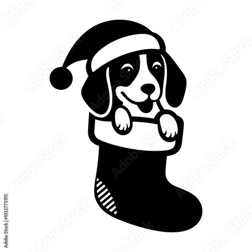 Christmas Beagle
