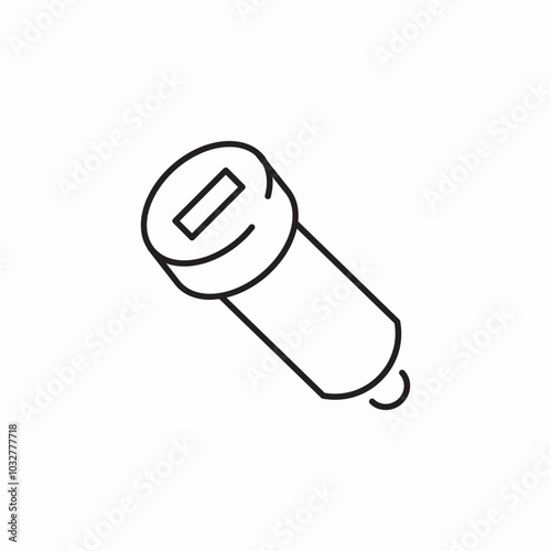 flash light icon sign vector
