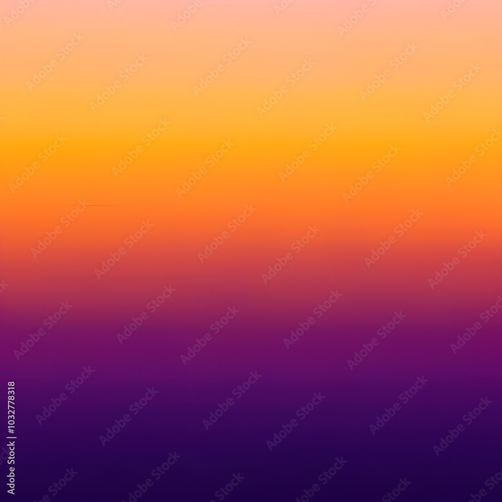 background with a smooth gradient from soft orange to deep purple. The color transition should be gentle and harmonious, creating a warm and peaceful atmosphere.