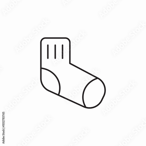 baby socks icon sign vector