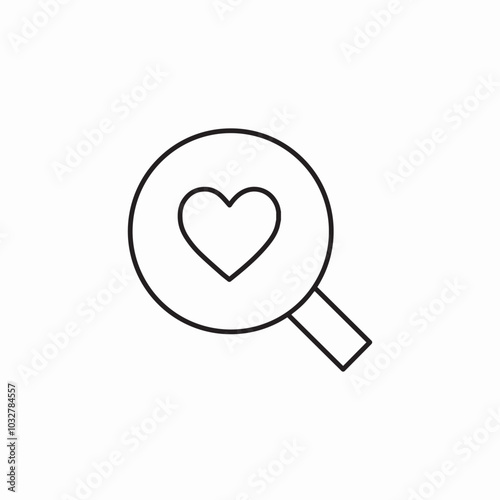 find love icon sign vector