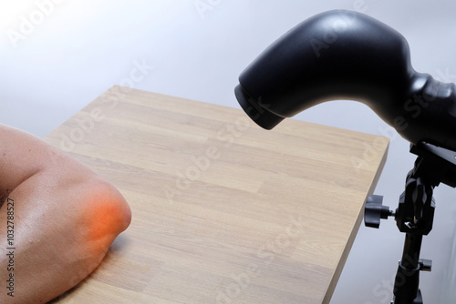 Therapeutic lamp for light rehabilitation, improving the condition of inflamed joints and more