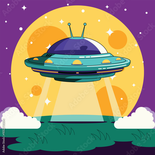 UFO, alien spaceship
